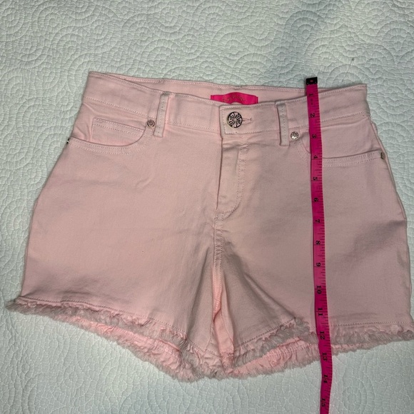 NWT Lilly Pulitzer Pink Jean Shorts size 0 - Picture 7 of 10